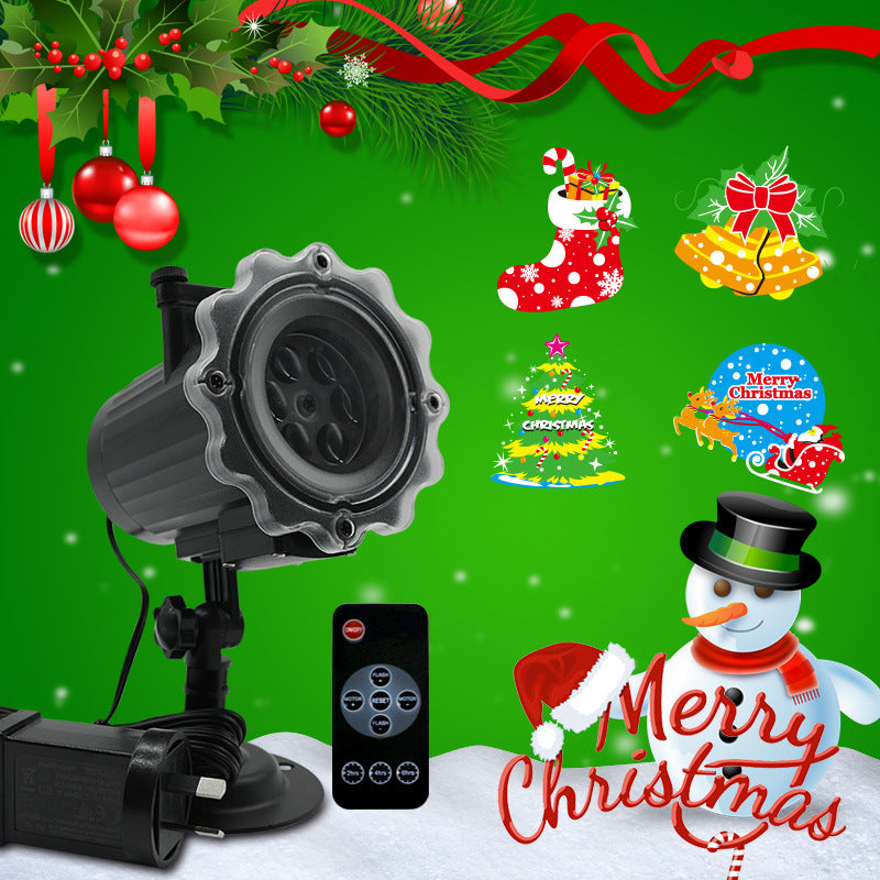 Christmas projection themes with UK plug adapter for holiday magic